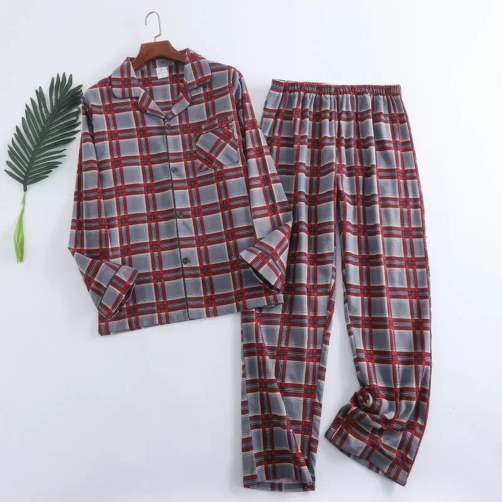 Pyjama pour hommes à manches longues - Confortable et élégant