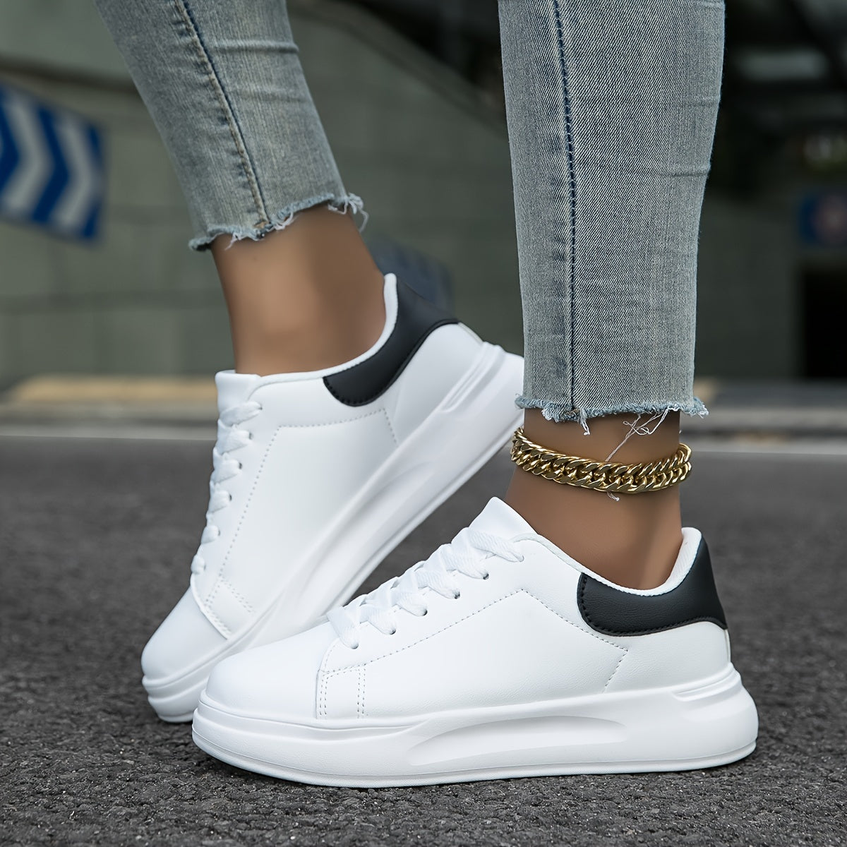 Maureen – Orthopedische Witte Sneakers