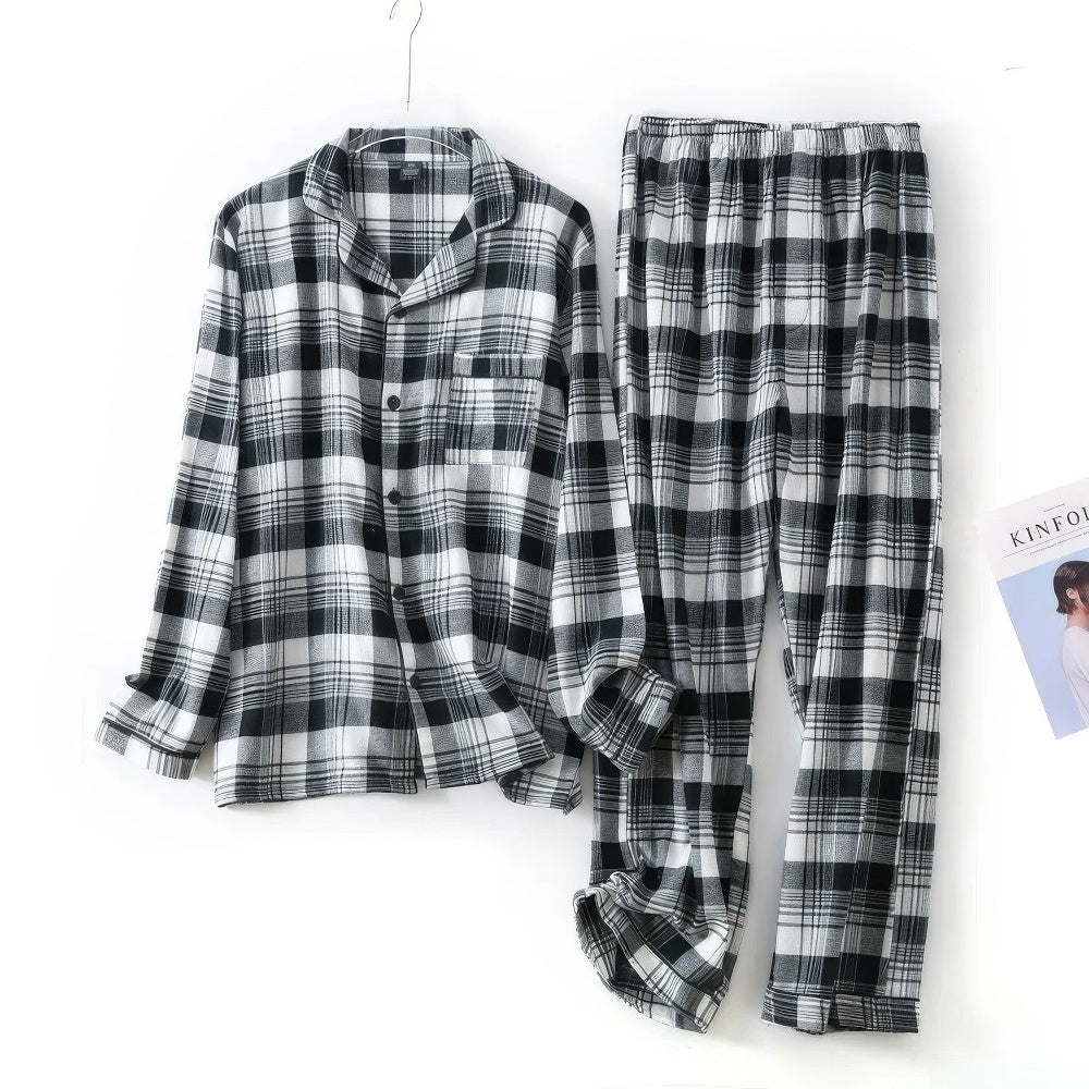Pyjama pour hommes à manches longues - Confortable et élégant