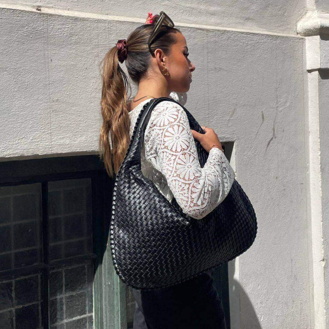 Mubilux Amore | Vegan Lederen Hobo Tas