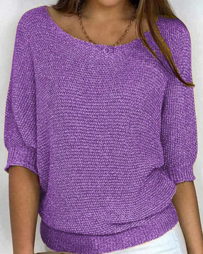 Leila Suéter Casual para Mujer | Ajuste Slim, Tejido Suave 6