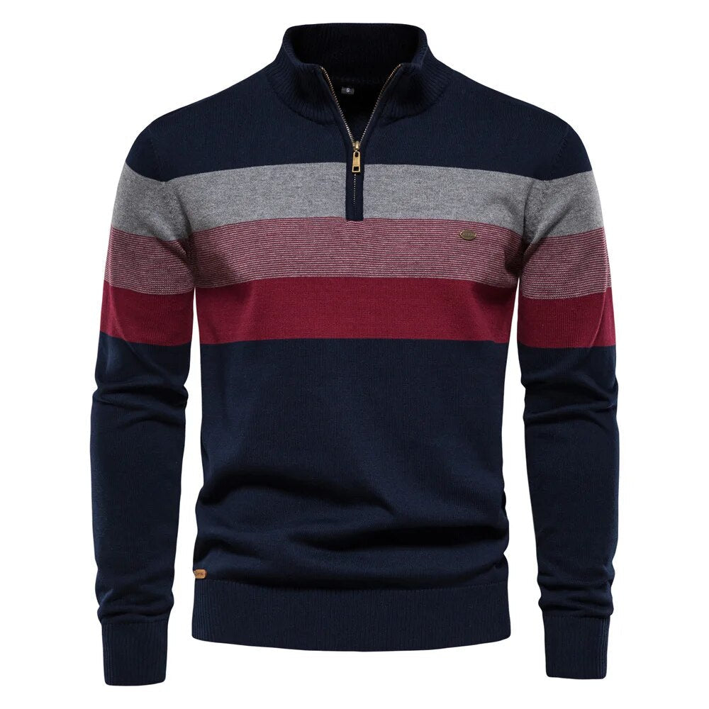 Mubilux Verve Franklin Trui voor Mannen - Luxe Katoenmix - Stijl en Comfort