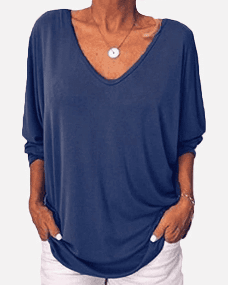 Mubilux Blouse met sluiting aan de achterkant