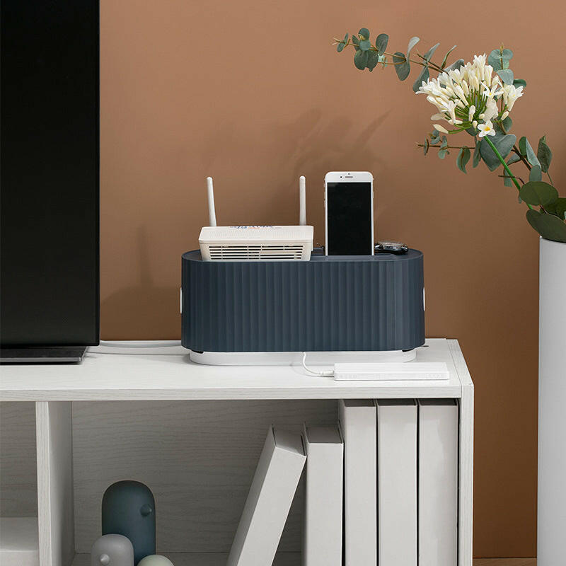 Mubilux Multiprise Boîte de rangement pour câbles
