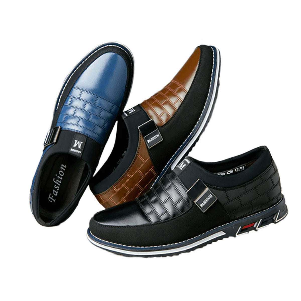 Mubilux Chaussure en cuir pour homme