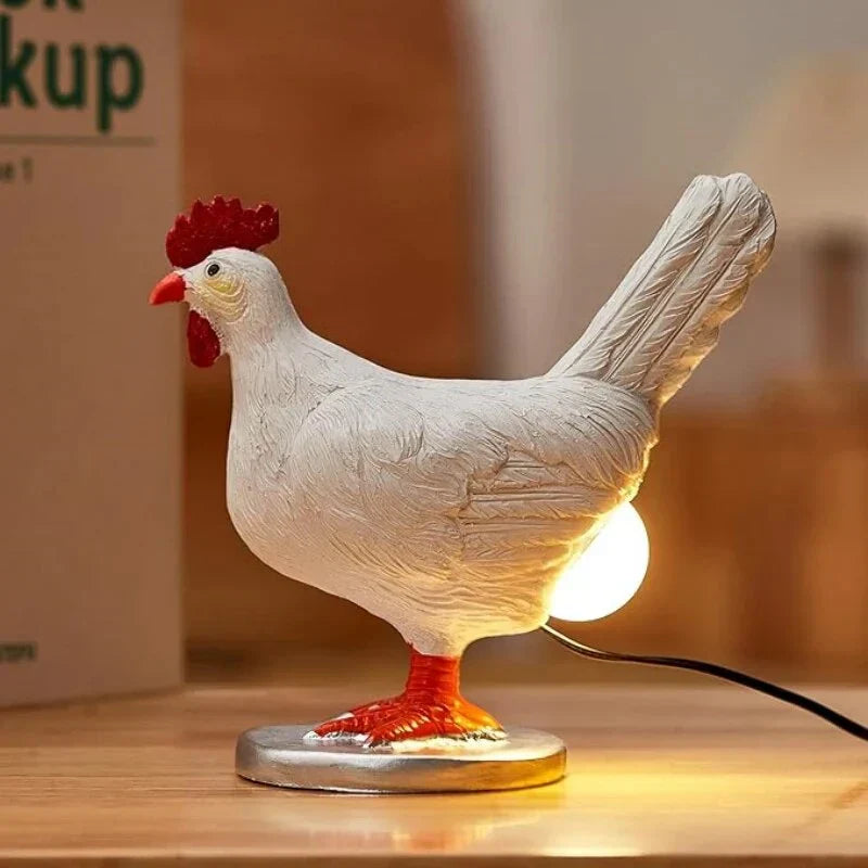 ChickLite Lampe de Table Drôle de Poulet - Éclairage d'Ambiance Adorable pour Chaque Maison
