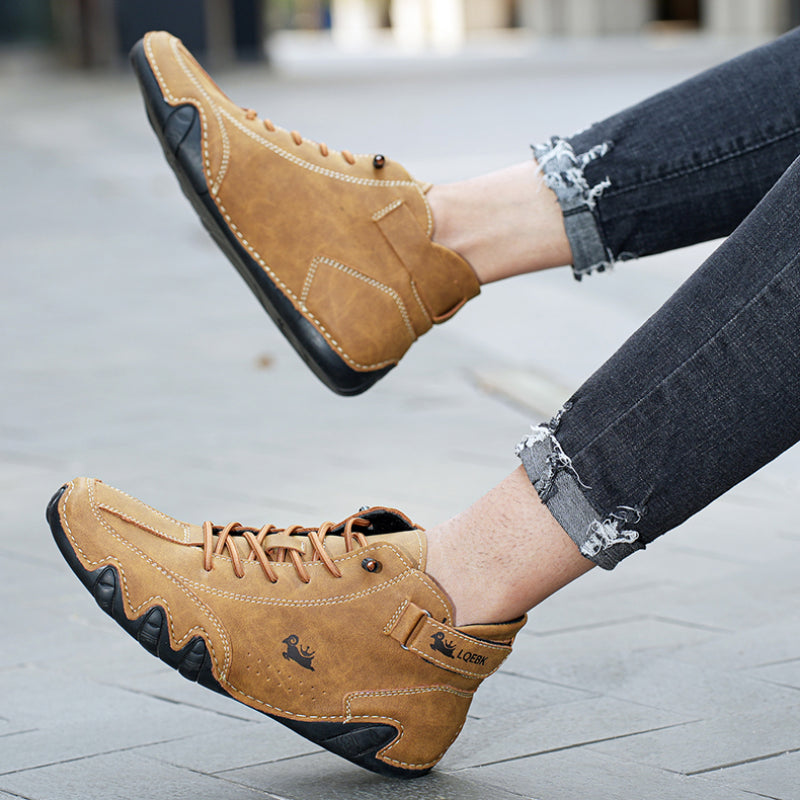 UltraShoe – Leren Blotevoetsschoenen Met Antislipzool En Ultiem Comfort