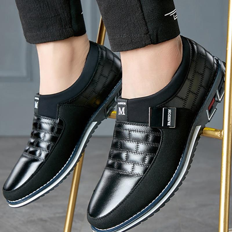 Mubilux Chaussure en cuir pour homme