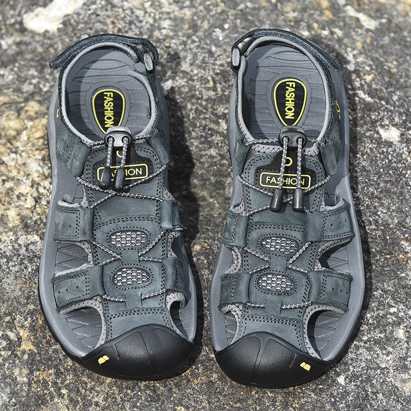 Mubilux Lamar | Sandales en cuir confortables