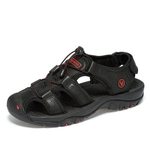 Mubilux Lamar | Sandales en cuir confortables