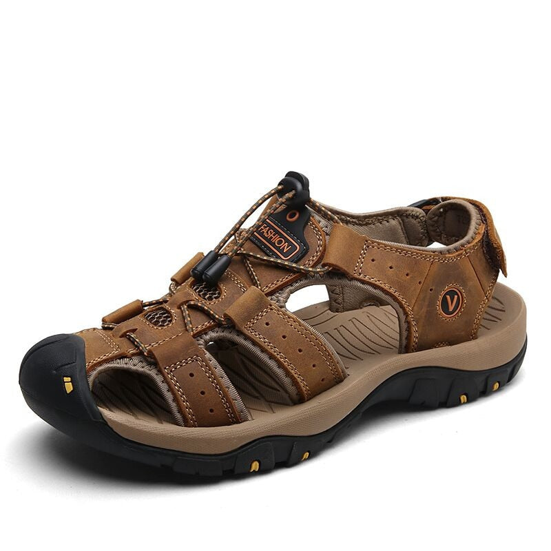 Mubilux Lamar | Sandales en cuir confortables