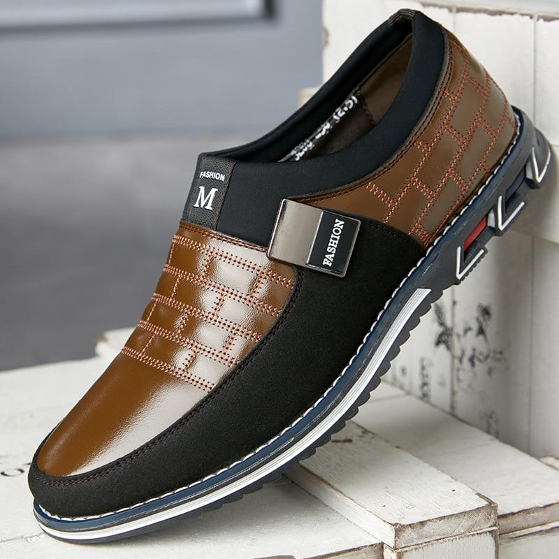 Mubilux Chaussure en cuir pour homme