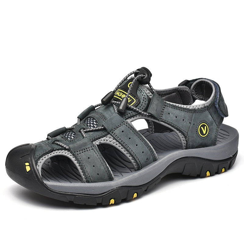 Mubilux Lamar | Sandales en cuir confortables
