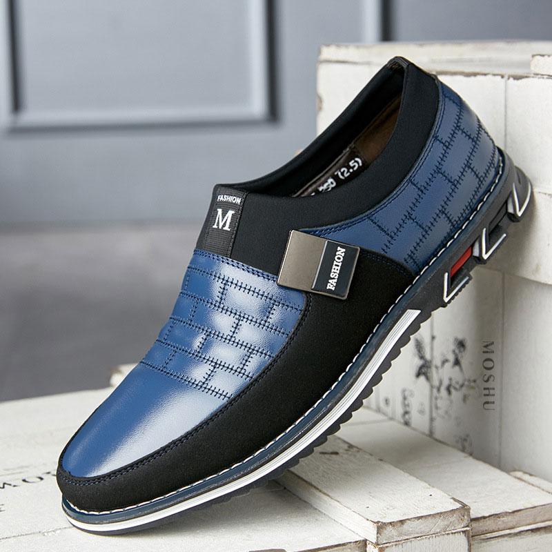 Mubilux Chaussure en cuir pour homme