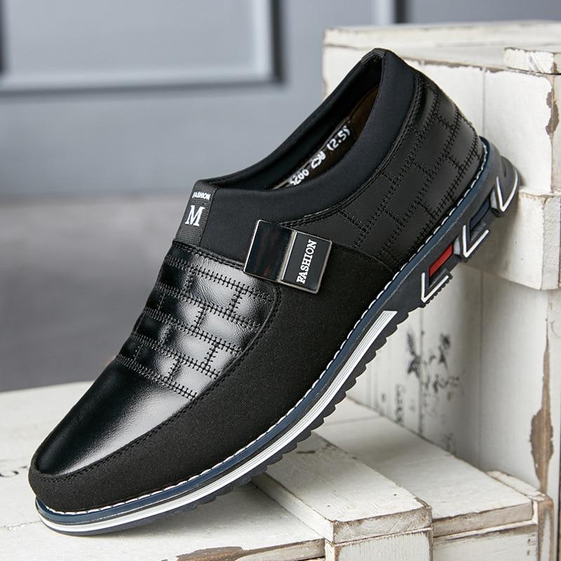 Mubilux Chaussure en cuir pour homme