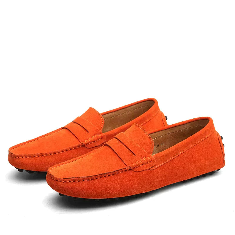 Edelmann – Mocassins pour hommes de luxe en cuir, élégants et confortables, antidérapants