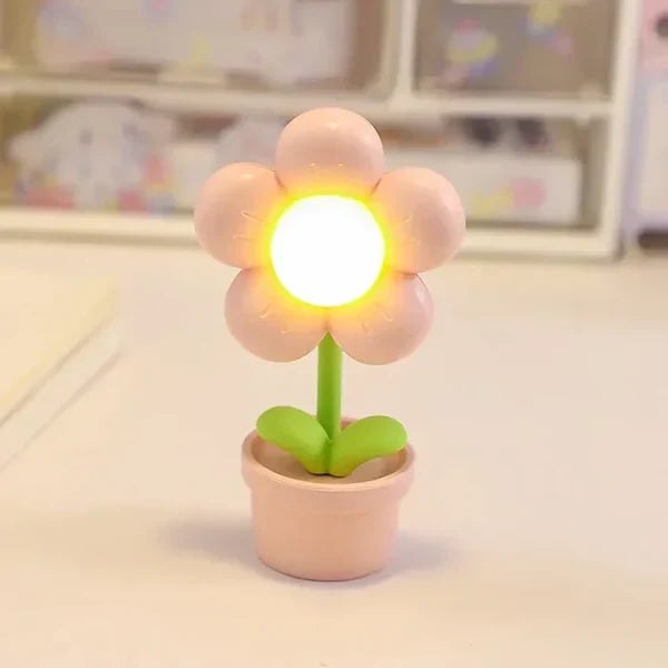 BlossomGlow Kleine Bloem Rustgevende Tafellamp - Sfeervolle Verlichting