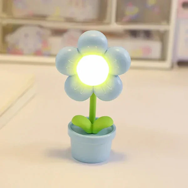 BlossomGlow Kleine Bloem Rustgevende Tafellamp - Sfeervolle Verlichting