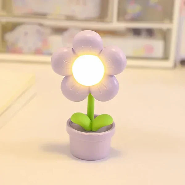 BlossomGlow Kleine Bloem Rustgevende Tafellamp - Sfeervolle Verlichting
