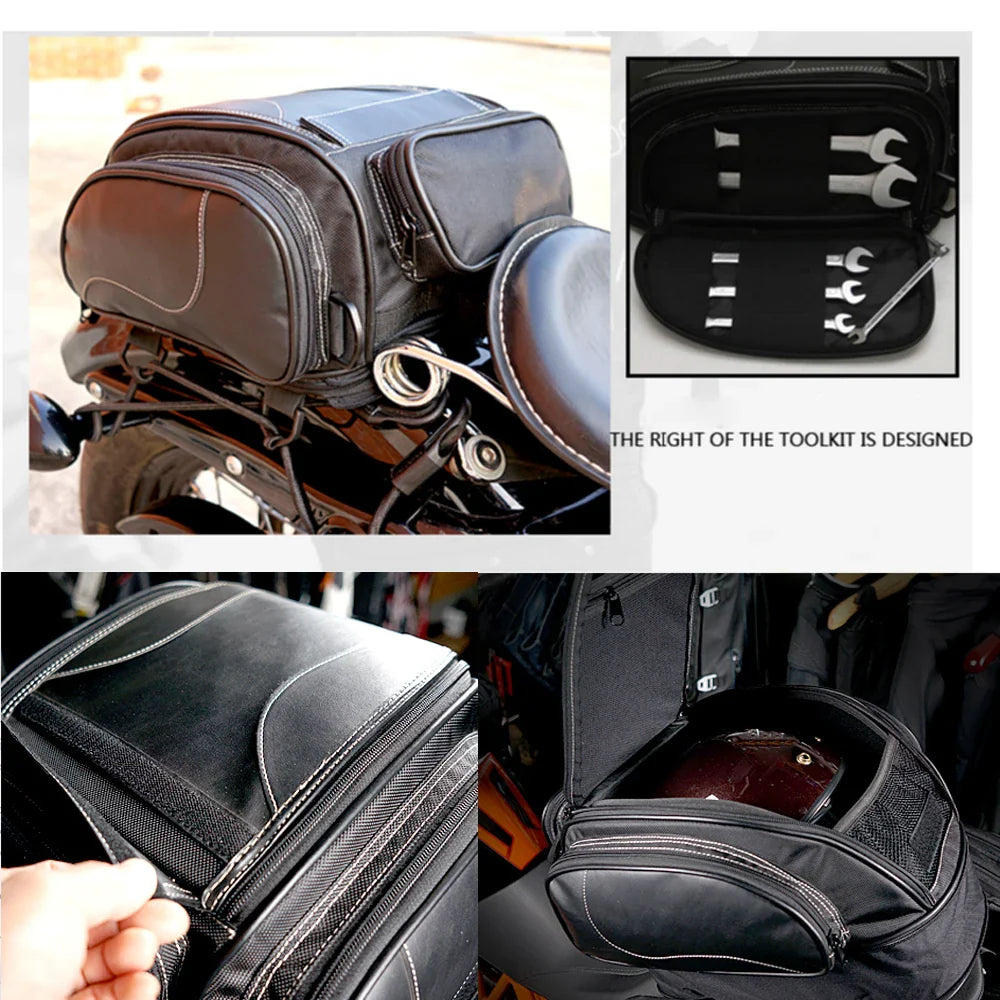 Mubilux Motortas met meerdere compartimenten