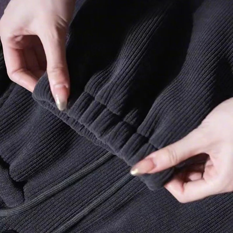 Monica Pantalon de Jogging d'Hiver | Doublure en Peluche Chaude & Design Décontracté