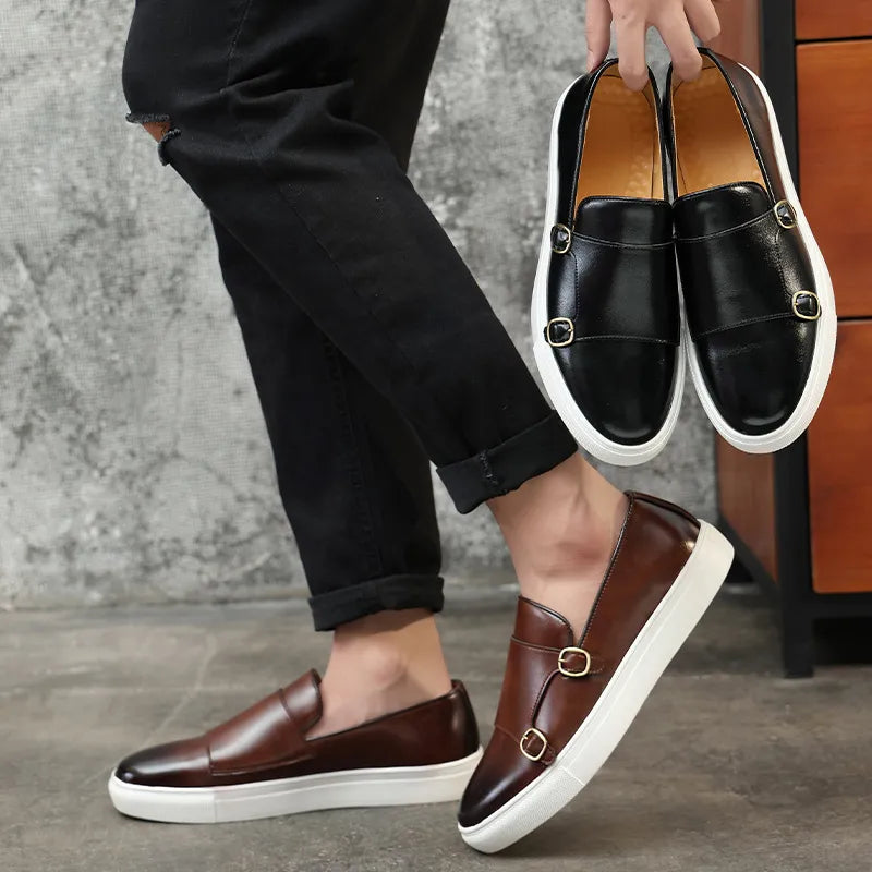Giovanni - Mocassins en cuir élégants pour hommes | Charme intemporel
