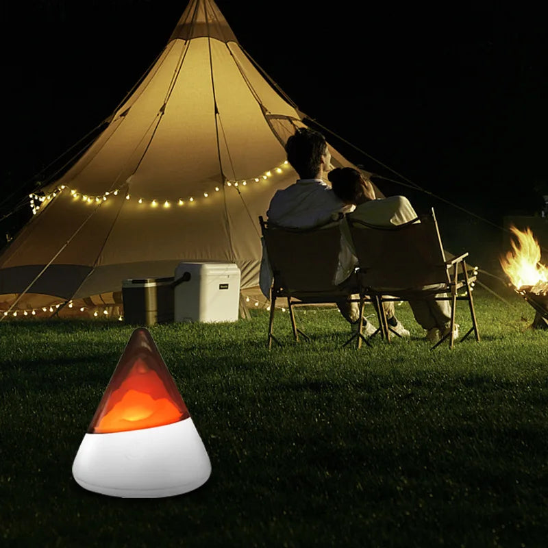 Draadloos LED IJsberg Nachtlampje - IceGlow | USB RGB Sfeer Verlichting
