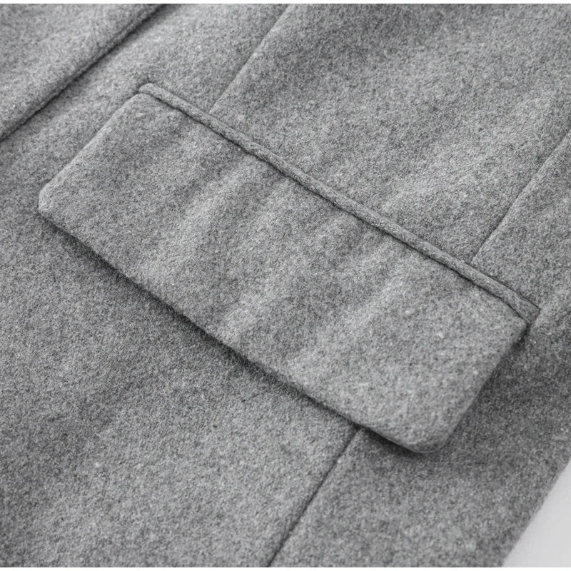 Boxy Lange Jassen met Dubbele Rij Knopen | Elegant & Comfortabel | Hessana