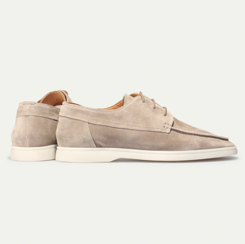 Mocassins en cuir de luxe avec lacets pour hommes - Diederik