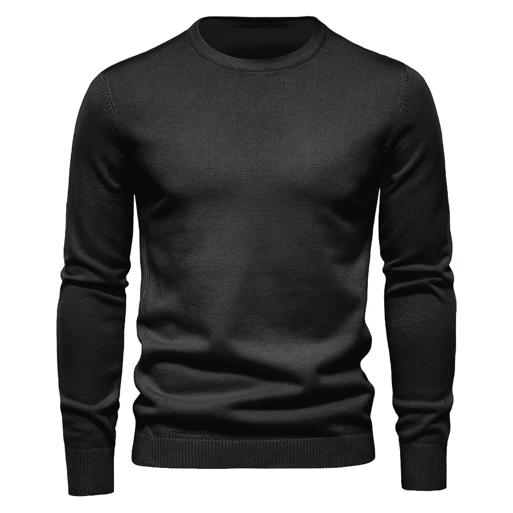 Mubilux Alluria - Heren Casual Gebreide Trui met Geribde Mouwen voor Comfort en Stijl