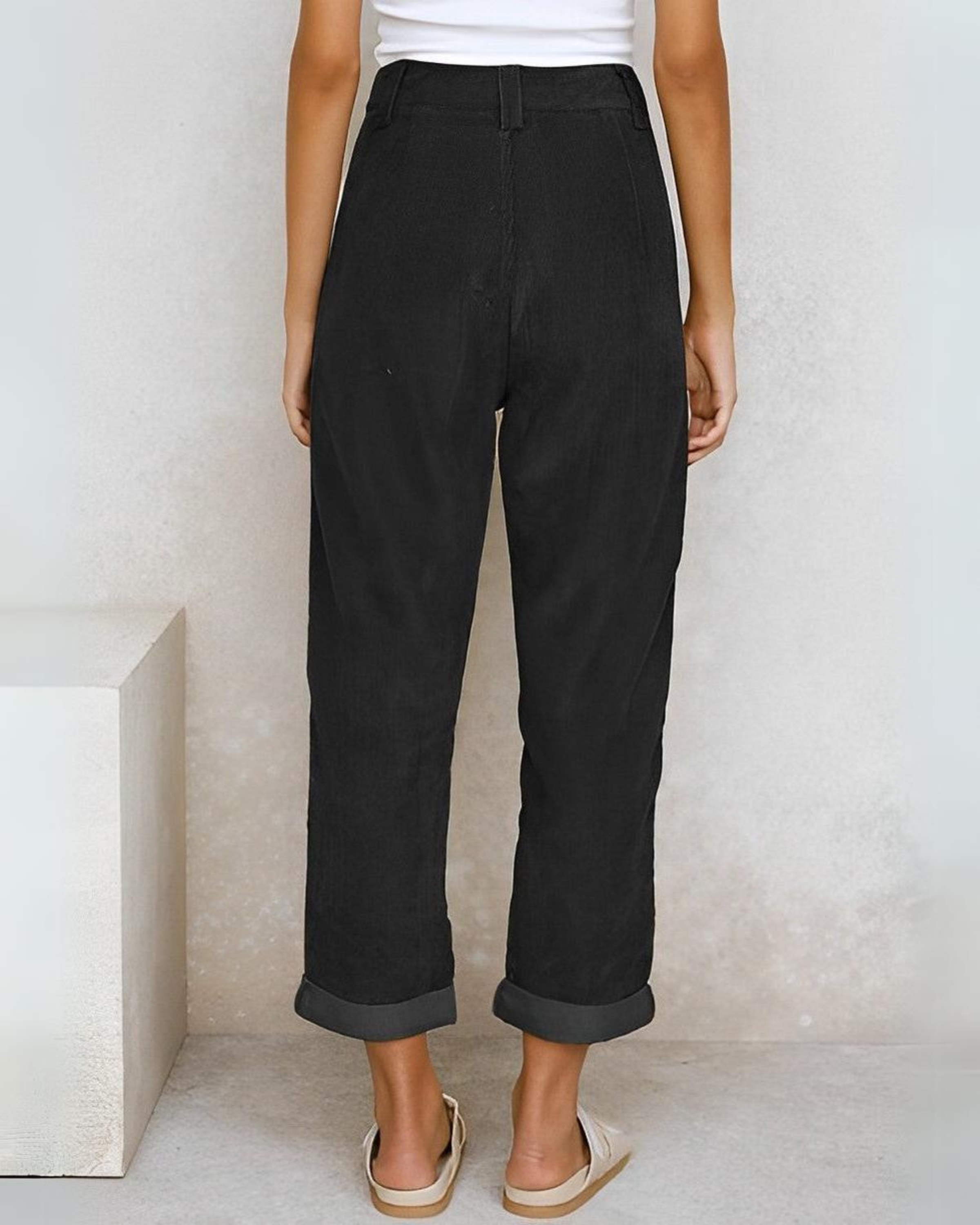 Mubilux Jena - Stijlvolle ribfluwelen broek