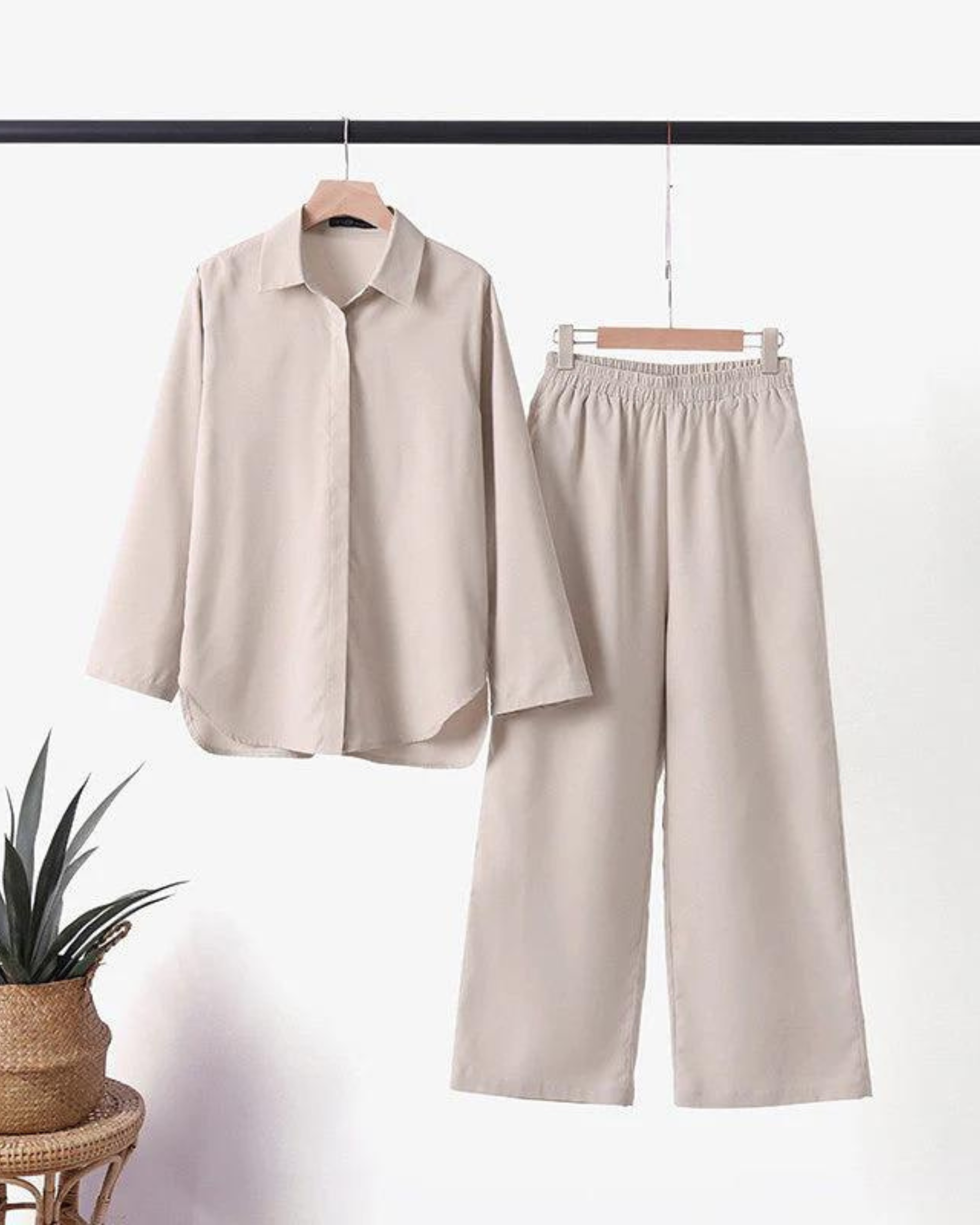 María Conjunto Punto Mujer | Elegante Top y Falda, Versátil y Cómodo 1