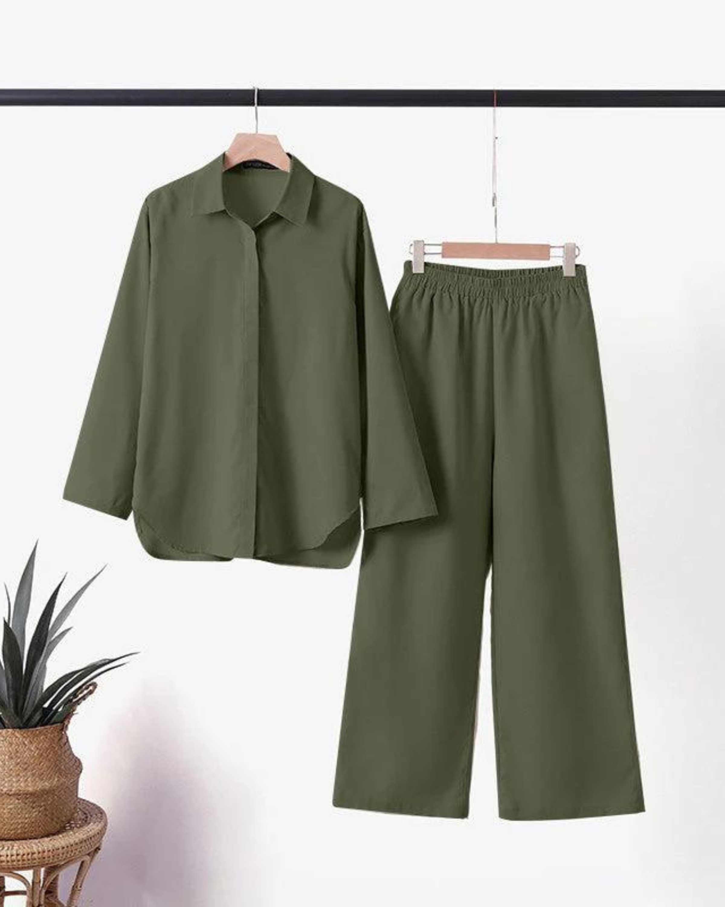 María Conjunto Punto Mujer | Elegante Top y Falda, Versátil y Cómodo 5