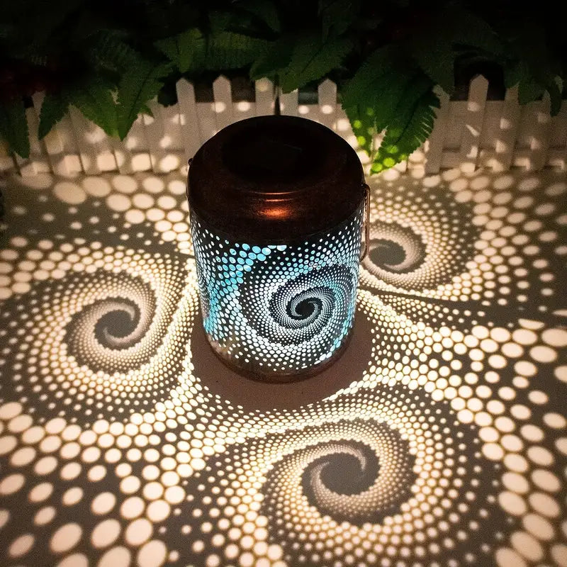 Lampe de jardin Solara avec design tendance - Jeu de lumière artistique pour votre espace extérieur