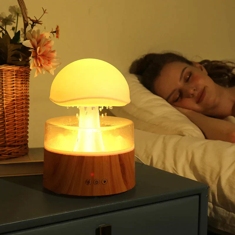 CalmCloud - Humidificateur d'air Paddenstoel - Nuages & Pluie