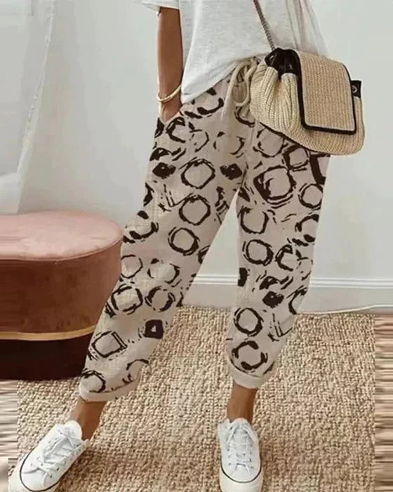 Cassandra Pantalones Casual para Mujer | Algodón y Lino, Estilo Versátil 4