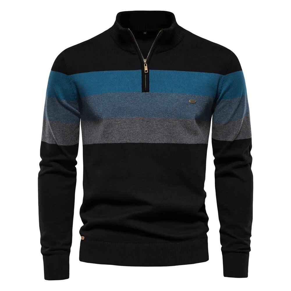 Mubilux Verve Franklin Trui voor Mannen - Luxe Katoenmix - Stijl en Comfort