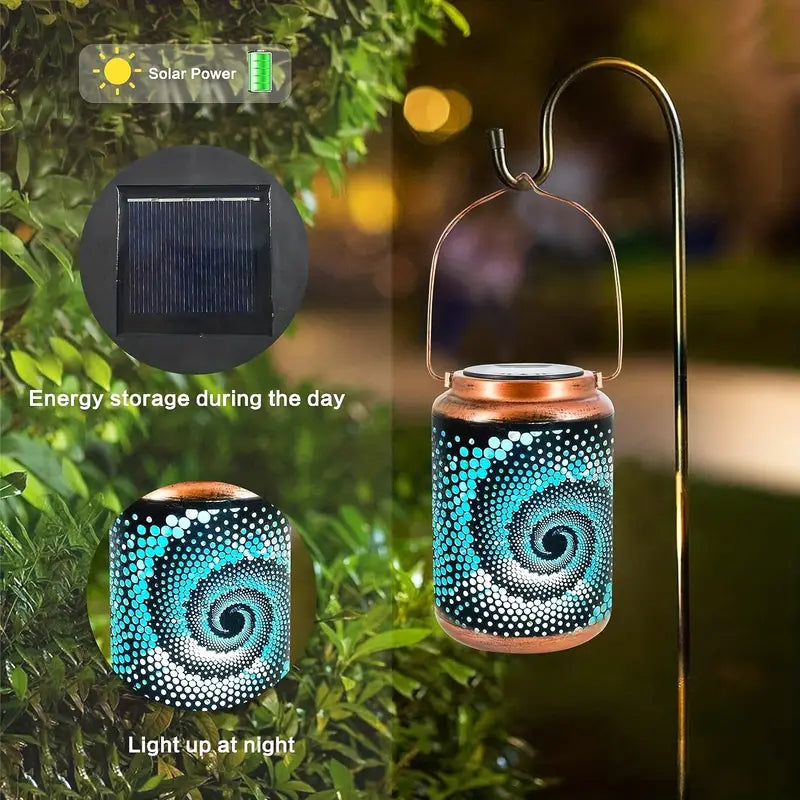 Lampe de jardin Solara avec design tendance - Jeu de lumière artistique pour votre espace extérieur