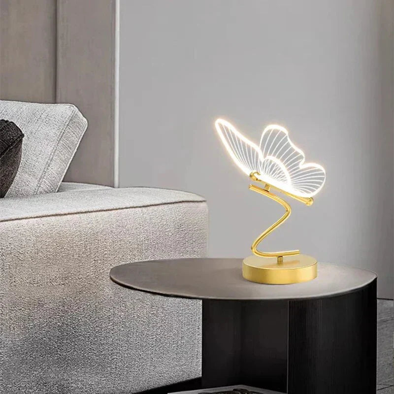 ButterflyLuxe Luxe Vlinder LED Tafellamp - Moderne Sfeerverlichting