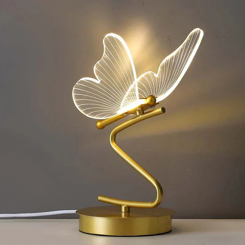 ButterflyLuxe Luxe Vlinder LED Tafellamp - Moderne Sfeerverlichting