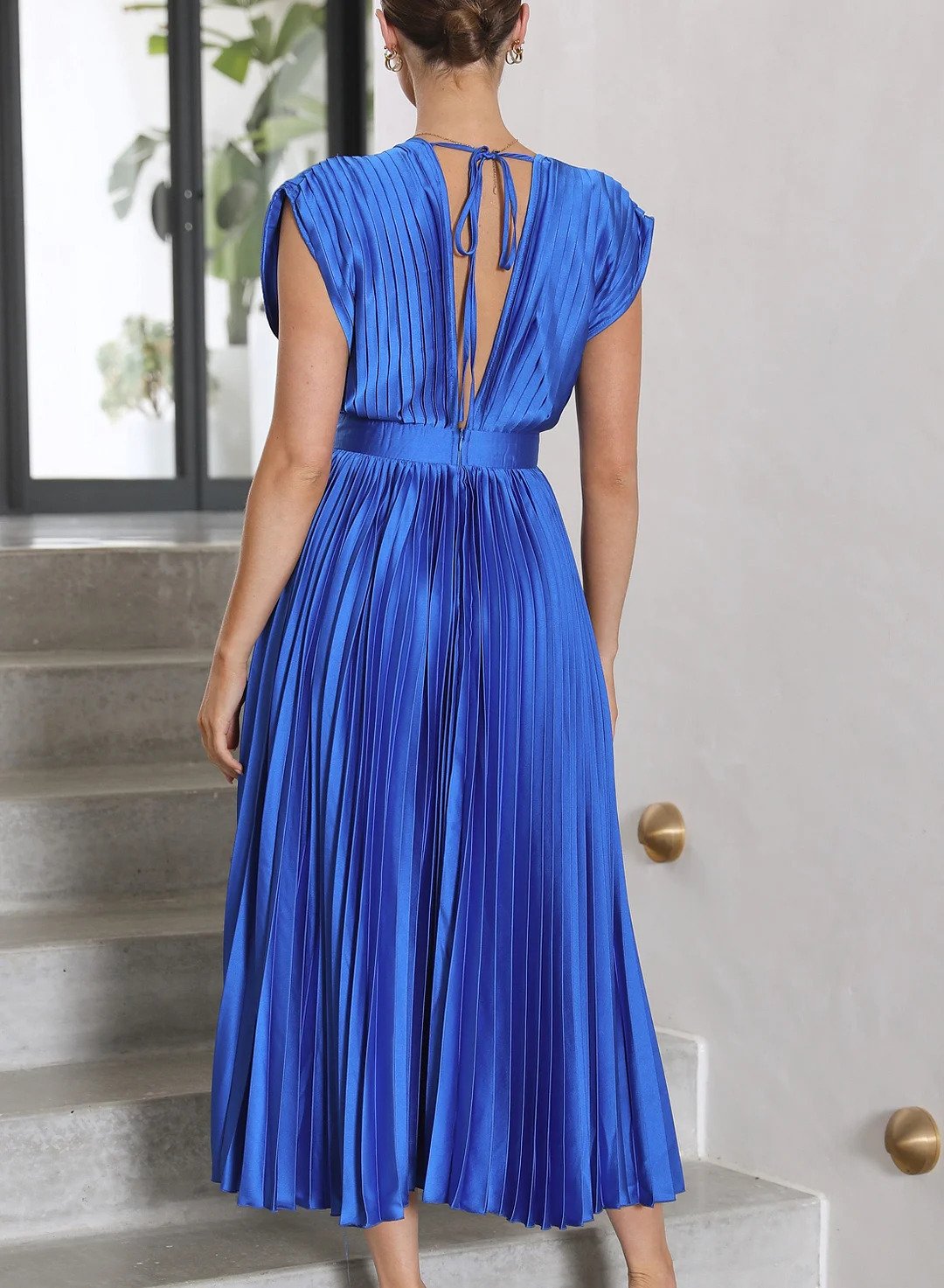 Leonie – Maxi-jurk met vloeiende snit en elegant design
