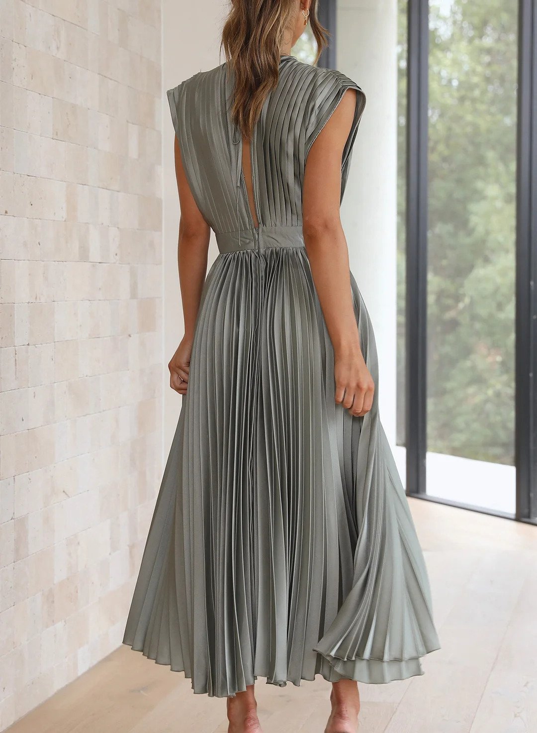 Leonie – Maxi-jurk met vloeiende snit en elegant design