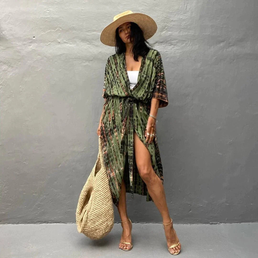 Kira Kimono Dama | 100% Rayon, Estilo Bohemio 1