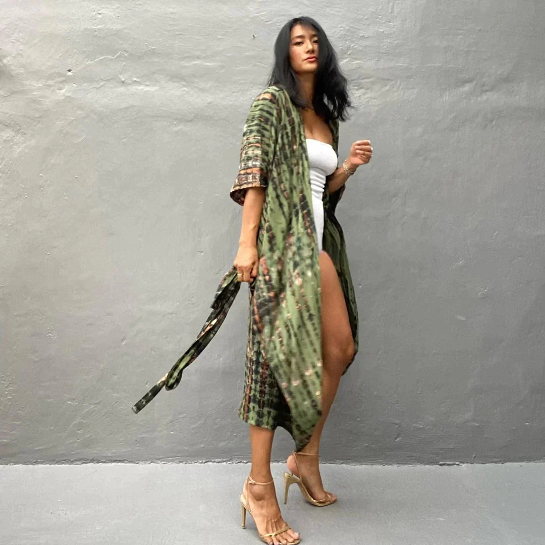 Kira Kimono Dama | 100% Rayon, Estilo Bohemio 2