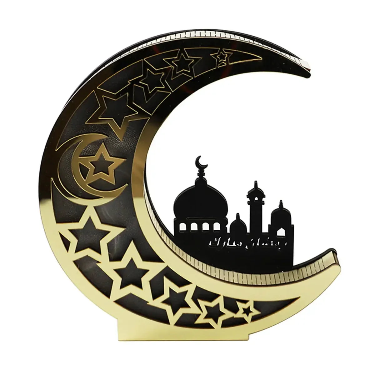 LunarShine Maanvormige LED Lamp - Feestverlichting voor Eid & Ramadan