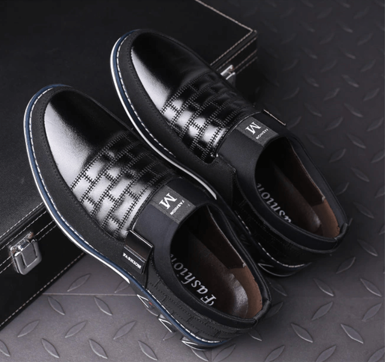 Mubilux Chaussure en cuir pour homme