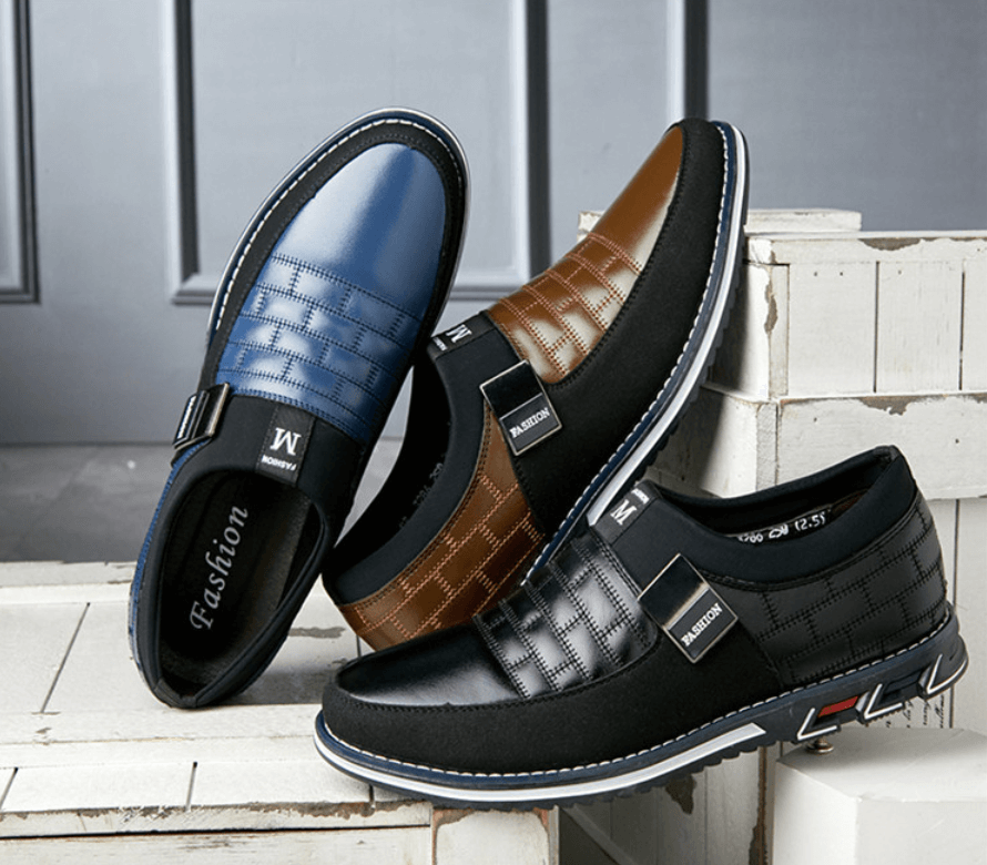 Mubilux Chaussure en cuir pour homme
