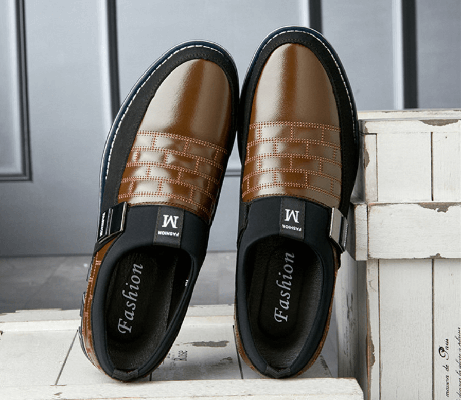 Mubilux Chaussure en cuir pour homme