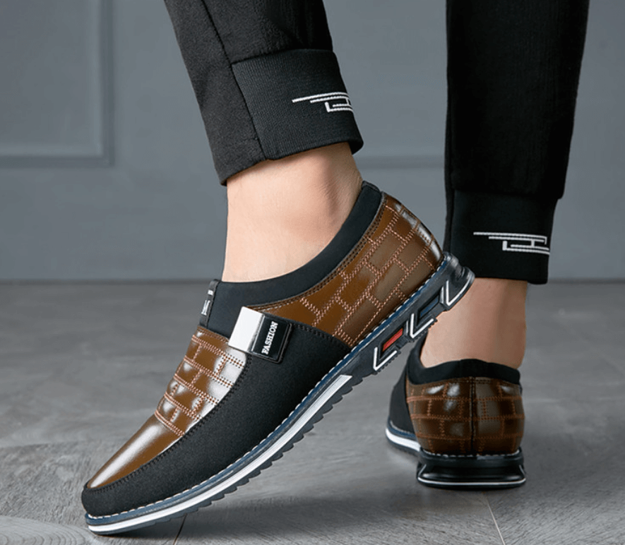 Mubilux Chaussure en cuir pour homme