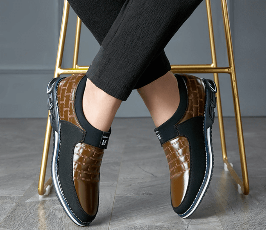 Mubilux Chaussure en cuir pour homme